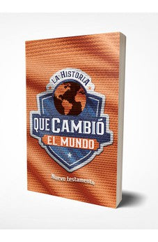 NUEVO TESTAMENTO "LA HISTORIA QUE CAMBIÓ EL MUNDO" (BLB). ESCUDO.