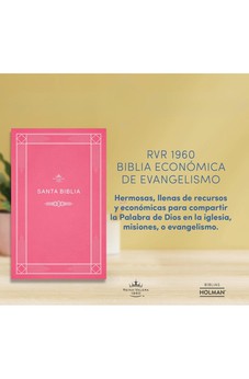 Image of Biblia RVR 1960 Economica Rosa Rústica