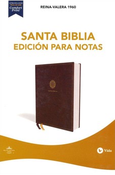 Biblia RVR 1960 para Notas Piel Café