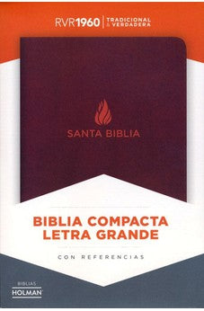 Image of Biblia RVR 1960 Compacta Marrón Piel Fabricada