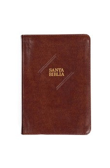 Image of Biblia RVR 1960 Letra Gigante Café Símil Piel con Índice