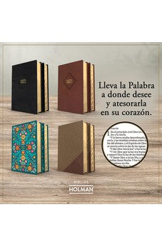 Image of Biblia RVR 1960 Tamaño Manual Símil Piel Floreada