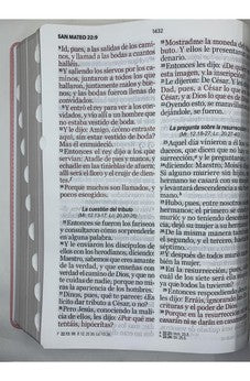 Image of Biblia RVR 1960 Letra Súper Gigante Rosa Símil Piel con Índice