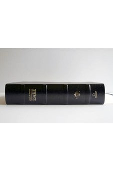 Image of Biblia RVR 1960 de Estudio Dake Negro Símil Piel con Índice