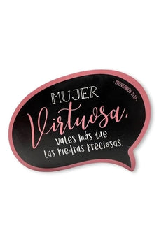 Plaqué Palabras Sabias de la Biblia Mujer Virtuosa