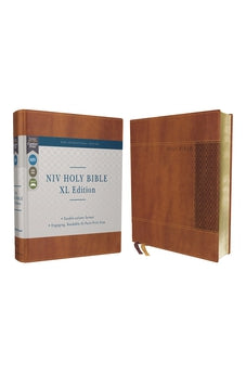 NIV, Holy Bible, XL Edition, Leathersoft, Brown, Comfort Print