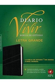 Biblia NTV de Estudio Diario Vivir Letra GrandeSentipiel Negro