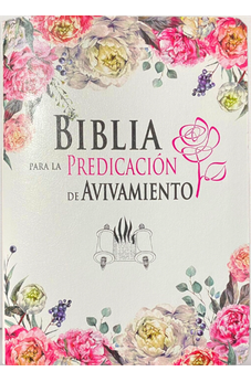 Biblia RVR 1960 de Estudio para la Predicación de Avivamiento Piel Floreado